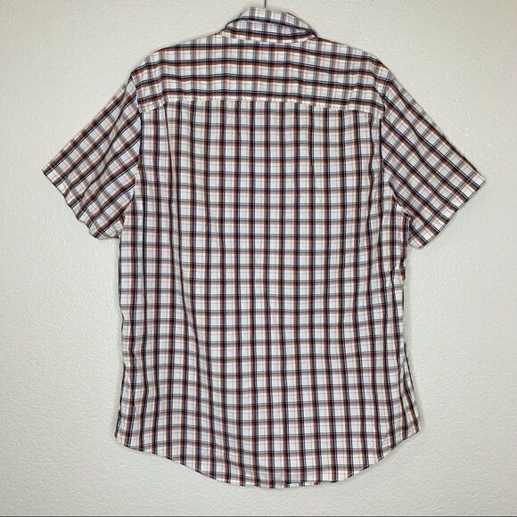 Timberland Size Large Men’s Plaid Short Sleeves Button Down Shirt - Picture 6 of 11